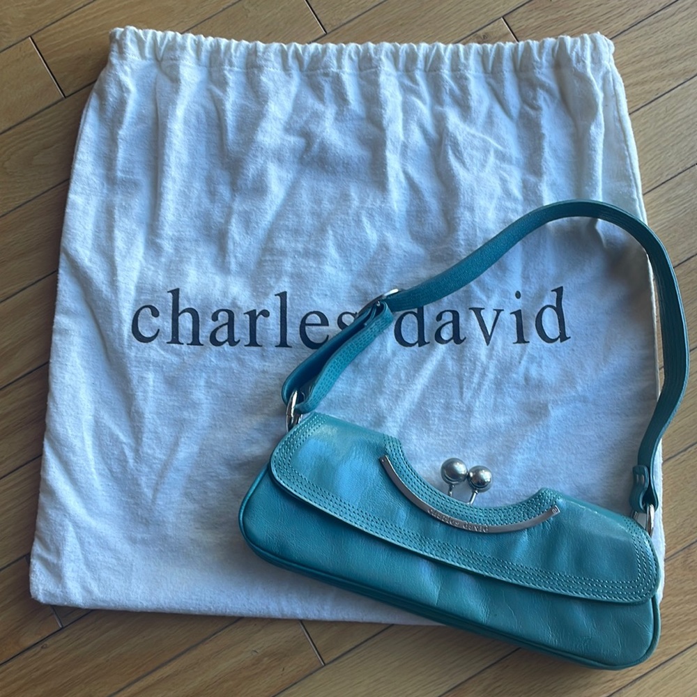 Beautiful Teal Charles David Purse